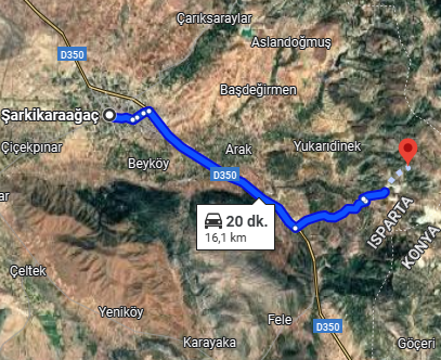 ISPARTA ŞARKIKARAAĞAÇ YUKARIDİNEK MAH. 2.369M² BAĞ SATILIK - ISPARTA ŞARKİKARAAĞAÇ fotoğraf 6